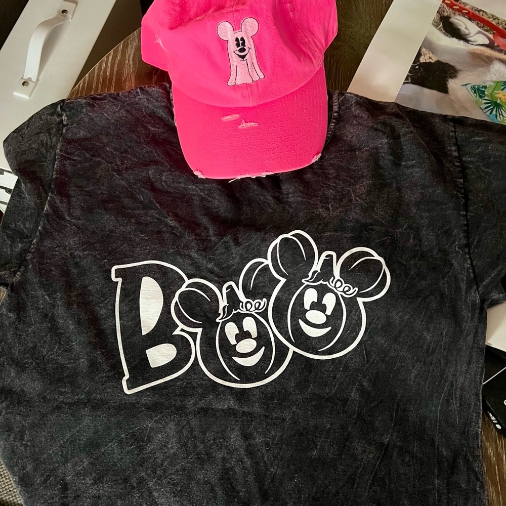Halloween Mickey Shirt & Hat Bundle